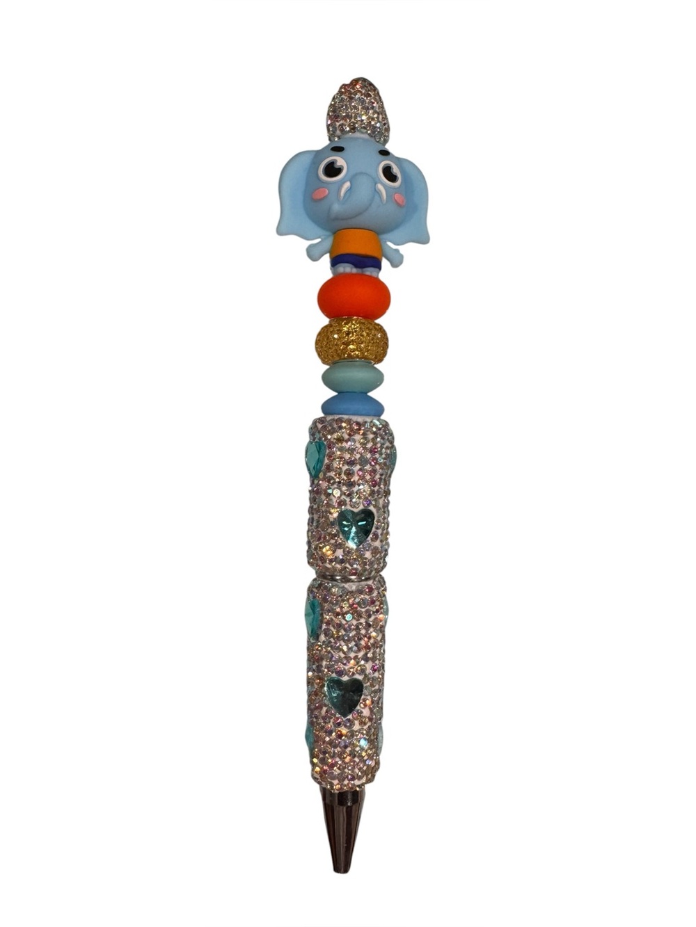 Decorative Blue Elephant Bird Toy Perch Accessory